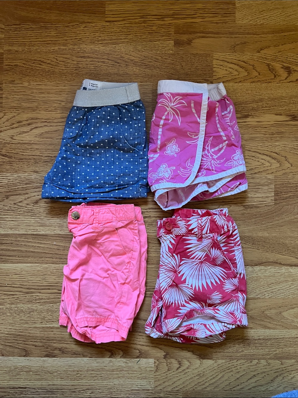 Girls' Lot Gap / H&M Cotton Casual Shorts Set - 4-Pack size 5